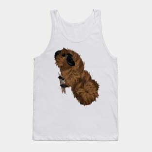 Nice Artwork showing a californian-colored Abyssinian Guinea Pig III Tank Top
